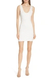 ALICE AND OLIVIA JAMES SCOOP NECK BODY-CON TANK DRESS,CL000073503