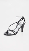 Isabel Marant Arora Leather Sandals In Black