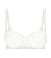 SIMONE PERELE SHEER LACE HALF-CUP BRA,14865527