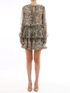 STELLA MCCARTNEY FLORAL SILK DRESS,10910789