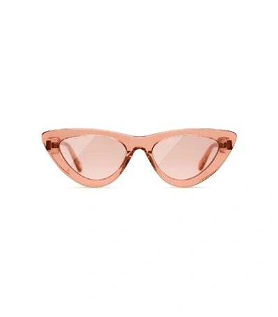 Chimi Women's Peach #006 Mirrored Cat Eye Sunglasses, 51mm