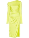 VERSACE  draped midi dress