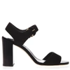 TOD'S BLACK SUEDE SANDALS,10881637