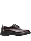 Green George Brogue Shoes - Brown In Brown