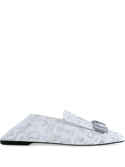 Sergio Rossi Sr1 Slippers - 白色 In Weiss