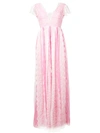 PINKO PINKO LACE-TRIMMED GOWN