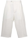 Maison Margiela High-waisted Shorts In White