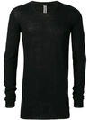 RICK OWENS LONGLINE KNITTED TOP