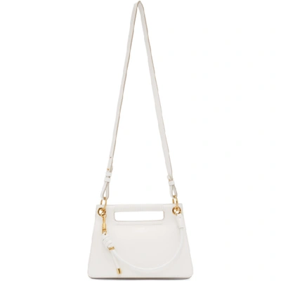 Givenchy White Whip Small Leather Shoulder Bag