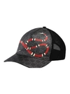 GUCCI GUCCI 'KINGSNAKE GG SUPREME' BASEBALLKAPPE - SCHWARZ