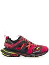 Balenciaga 50mm Track Mesh Running Sneakers In Red