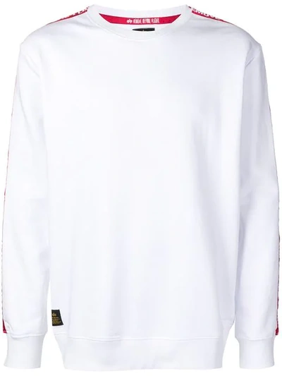 Alpha Industries Remove Before Flight套头衫 - 白色 In White
