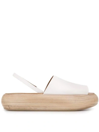 Marsèll Platform Slingback Sandals - 白色 In White
