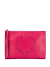 STELLA MCCARTNEY STELLA MCCARTNEY MONOGRAM CLUTCH - PINK