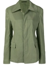Golden Goose Slim-fit Jacket In Green