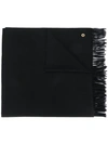 Loro Piana Opera Fringed Cashmere And Silk-blend Scarf In Juniper Leaves