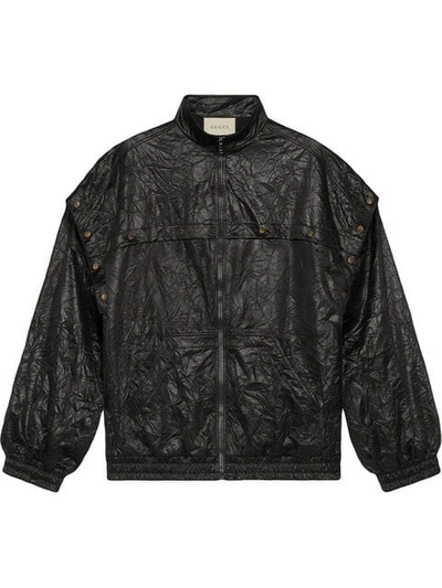 Gucci Men's Technical Jacket In Black Technical Fabric