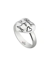 GUCCI BLIND FOR LOVE ENGRAVED RING
