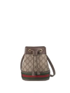 Gucci Ophidia Gg Bucket Bag Small In Brown