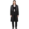 BURBERRY BURBERRY BLACK DOUBLE LAYERED TRENCH COAT