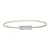 Le Gramme 7 Grams Cable Bracelet In Silver