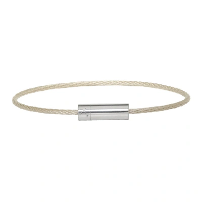 Le Gramme 7 Grams Cable Bracelet In Silver