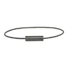 LE GRAMME LE GRAMME BLACK BRUSHED LE 5 GRAMMES CABLE BRACELET