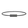 LE GRAMME LE GRAMME BLACK BRUSHED LE 7 GRAMMES CABLE BRACELET