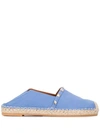 VALENTINO GARAVANI VALENTINO VALENTINO GARAVANI 'ROCKSTUD' ESPADRILLES - BLAU