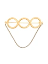 JW ANDERSON JW ANDERSON TWISTED BROOCH - GOLD