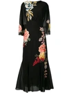 ETRO EMBROIDERED FLORAL DRESS