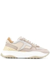 TOD'S TOD'S COLOUR BLOCKED SNEAKERS - WHITE