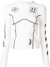 OFF-WHITE SPORTY LONG-SLEEVED TOP