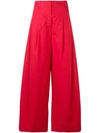 ANDREA YA'AQOV ANDREA YA'AQOV WIDE-LEG TROUSERS - RED