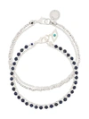 ASTLEY CLARKE LAPIS EVIL EYE BRACELET STACK