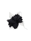 ALEKSANDR MANAMÏS ALEKSANDR MANAMÏS LARGE RUFFLED BROOCH - BLACK