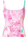 HALPERN PRINTED FITTED CAMISOLE