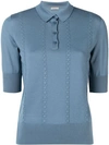 BOTTEGA VENETA KNITTED POLO TOP