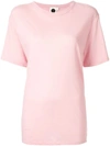 BASSIKE BASSIKE CLASSIC WIDE HERITAGE T-SHIRT - PINK