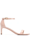 STUART WEITZMAN STUART WEITZMAN 'NU NAKED STRAIGHT 60' SANDALEN - ROSA