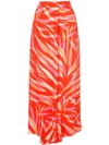 LAYEUR PRINTED CROPPED TROUSERS