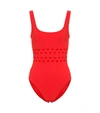Karla Colletto Ines One Piece Swimsuit In Red