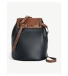 LOEWE LAZO LEATHER BUCKET BAG,22240742