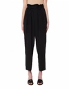 Y'S Y'S BLACK WOOL TROUSERS,YH-P43-130-1