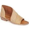 Free People 'mont Blanc' Asymmetrical Sandal In Natural