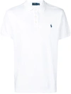 Polo Ralph Lauren Embroidered Logo Short-sleeve Polo Shirt In White