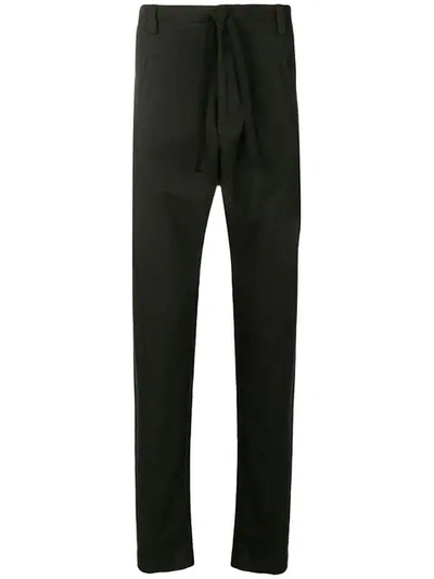 10sei0otto Ruched Tailored Trousers In Black