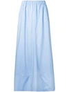 A.F.VANDEVORST A.F.VANDEVORST HIGH-WAIST LONG SKIRT - BLUE