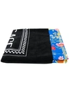 VERSACE FLORAL TRIM TOWEL