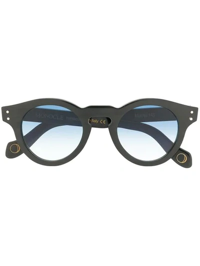 Monocle Eyewear Martehorn H3 Natural (other)->buffalo Horn - 黑色 In Black